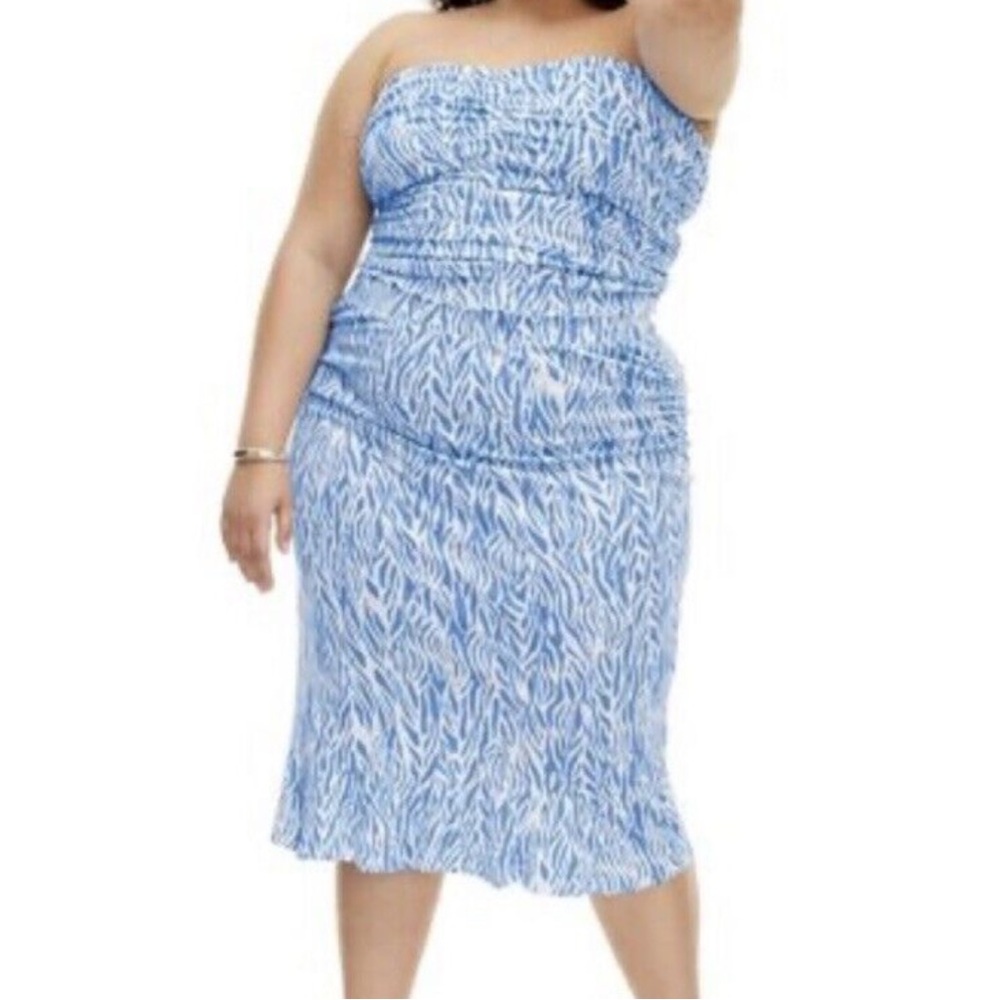 TARGET X DVF DIANE VON FURSTENBERG SEA TWIG A LINE PLUS SIZE MIDI SKIRT **NWT** - Picture 7 of 10